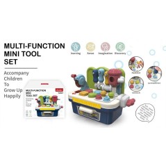 Banc scule cu lumini si sunete, jucarie in format mini, 12 luni +, multicolor