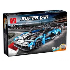 Set 606 cuburi constructie, Masinuta de curse, Super car