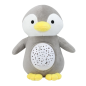 Jucarie Pinguin de plus, lampa de veghe cu proiector, cantecele bebe