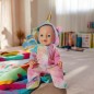 Papusa interactiva, 45 cm, ochi mobili, face pipi, plans cu lacrimi, accesorii incluse, hainute multicolore