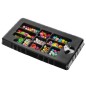 Kit de confectionare bratari, margele de diferite forme, cutie cu organizator, multicolor