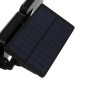 Lampa solara de exterior, 180 LED-uri, senzor de miscare 8-10 m, 1800 mAh, IP65, 3 segmente, 550 lm, 6000-7000K, 8W