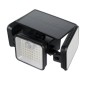 Lampa solara de exterior, 180 LED-uri, senzor de miscare 8-10 m, 1800 mAh, IP65, 3 segmente, 550 lm, 6000-7000K, 8W