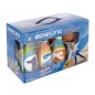 Set bowling copii, 5 popice, o minge, bumbac si poliuretan, multicolor