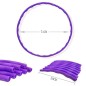 Cerc gimnastica hula hoop, diametru 71 cm, asamblabil, violet