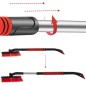 Racleta telescopica si perie auto rotativa, lungime 80-95 cm, maner cu spuma EVA