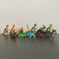 Set 12 figurine dinozauri, design realist, 8.5 x 12.5 cm, PVC, multicolor