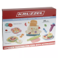 Toaster de jucarie, plastilina de modelat, sucitor, tacamuri, farfurii, alimente, set bucatarie copii