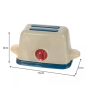 Toaster de jucarie, plastilina de modelat, sucitor, tacamuri, farfurii, alimente, set bucatarie copii