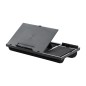 Suport ergonomic laptop, ajustabil 7 pozitii, mouse pad, stand telefon si stilou, perna genunchi, model all in one, RESIGILAT