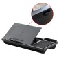 Suport ergonomic laptop, ajustabil 7 pozitii, mouse pad, stand telefon si stilou, perna genunchi, model all in one, RESIGILAT