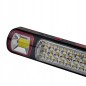 Lampa de lucru LED COB 12,8W, 6500K, 1024 lm, reglabila, autonomie 6 ore, panou solar, baterie 2400 mAh