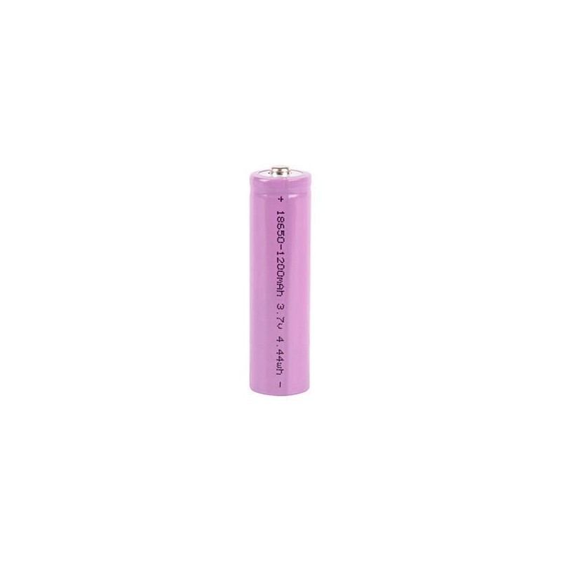 Acumulator 18650 Li-Ion, capacitate 1200mAh, 3.7V, roz