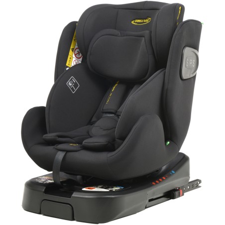 Scaun auto, I-Size, SPS, ISOFIX, rotativ 360 grade, reglabil, centuri de siguranta in 5 puncte, copii 40-150 cm, negru