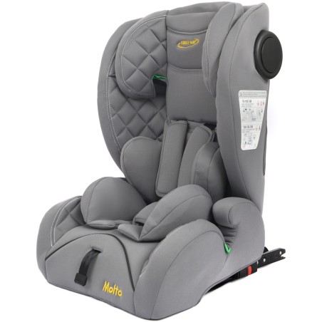 Scaun auto pentru copii, ISOFIX, sistem SPS, i-Size, 76-150 cm, spatar detasabil, gri