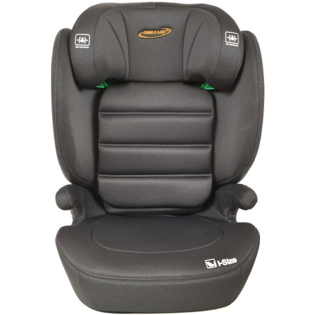 Scaun auto copii 100-150 cm, I-Size, ISOFIX, FWF, tetiera reglabila, fuctie inaltator, centuri in 3 puncte, model Madera, gri