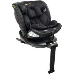 Scaun auto 0-36 kg, SPS, ISOFIX, centura de siguranta in 5 puncte, rotativ 360 grade, picior stabilizator, negru