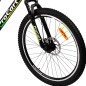 Bicicleta MTB full suspension, roti 26 inch, 21 viteze, frane mecanice pe disc, cric, far si stop