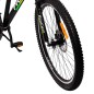 Bicicleta MTB full suspension, roti 26 inch, 21 viteze, frane mecanice pe disc, cric, far si stop