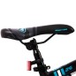 Bicicleta MTB, 26 inch, 21 de viteze, schimbator Shimano, cadru otel, frane pe disc, negru, turquoise