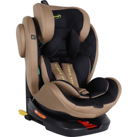 Scaun auto I-Size, rotativ 360 grade, ISOFIX, copii 40-150 cm, insertie bebelusi, husa detasabila