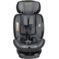 Scaun auto rotativ, model Bari, 0-36 kg, i-Size, 360 grade, R129, tetiera reglabila, ISOFIX, negru-gri