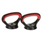 Set fitness 4in1 20kg, Kettlebell, gantere, haltera, maner ergonomic, negru