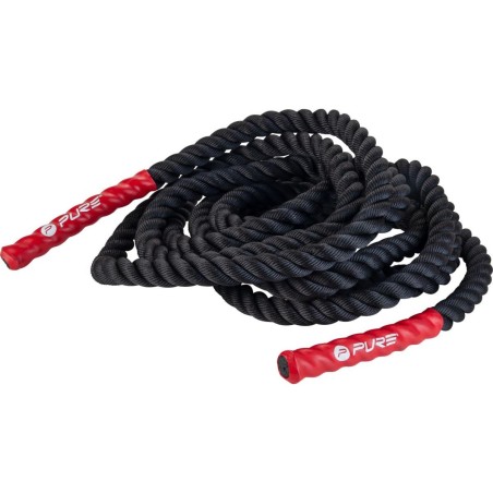 Franghie pentru crossfit Pure 2 Improve 12m, maner ergonomic, negru