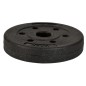 Disc fitness cauciucat, 1,25kg, diametru 26,5mm, negru