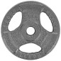 Disc fitness metal, multi-grip, 2,5kg, diametru 26,5mm, gri