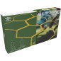 Set 6 cercuri fitness Umbro pentru antrenament, pliabile, geanta inclusa, 66x58cm, galben