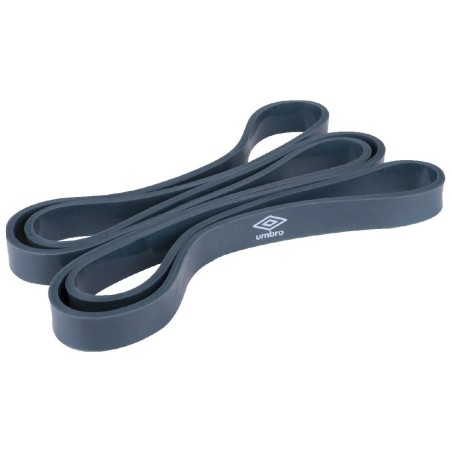 Banda elastica pentru fitness, multifunctionala, rezistenta 35kg, 208x0,45x2cm, gri