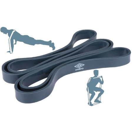 Banda elastica pentru fitness, multifunctionala, rezistenta 35kg, 208x0,45x2cm, gri