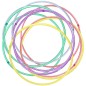 Set 20 cercuri fitness Hula Hoop, multifunctionale, 80cm, multicolor