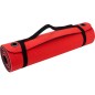 Saltea pentru antrenament fitness, maner transport, suport agatare, 173x61x1cm, rosu