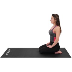 Saltea pentru antrenament yoga, impermeabila, 173x61x0,3cm, negru