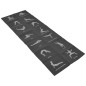 Saltea pentru antrenament yoga, impermeabila, 170x60x0,5 cm, negru