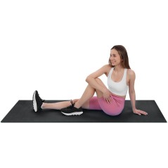 Saltea pentru antrenament yoga, impermeabila, 180x60x0,4 cm, negru