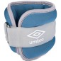 Set 2 greutati fitness Umbro mana/glezna 1kg, prindere velcro, marime reglabila, albastru