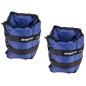 Set 2 greutati fitness Enero Fit mana/glezna 6kg, prindere velcro, multifunctionale, marime reglabila, albastru