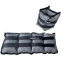 Set 2 greutati fitness Enero Fit mana/glezna 6kg, prindere velcro, multifunctionale, marime reglabila, gri