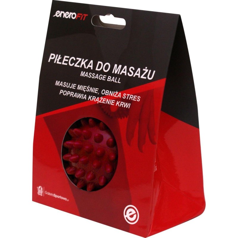 Minge pentru masaj, universala, relaxeaza musculatura, 7cm, rosu