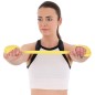 Banda elastica pentru fitness, multifunctionala, rezistenta 9-11kg, 200x15cm, rosu