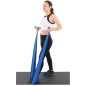 Banda elastica pentru fitness, multifunctionala, rezistenta 9-11kg, 200x15cm, rosu