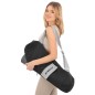 Geanta transport saltea yoga, curea umar reglabila, fermoar inchidere, 70x17x17cm, negru