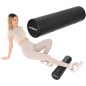 Rola fitness pentru masaj corporal duritate mediu, universala, sarcina maxima 100kg, 60x15cm, negru