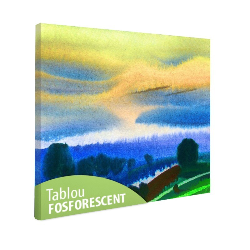 Tablou fosforescent Nuante de albastru