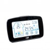 Statie meteo LCD, senzor wireless exterior, umiditate, ceas digital cu alarma