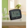 Statie meteo LCD, senzor wireless exterior, umiditate, ceas digital cu alarma