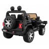 Masinuta electrica Jeep Wrangler Rubicon, off road, 12V, 2 scaune, roti spuma EVA, lumini LED, radio, 126x70x80cm